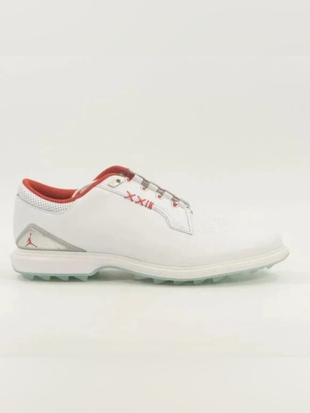 Air Jordan Men’s athletic Spike-less Golf Shoes ADG 5 Wide White Red FQ7874-101